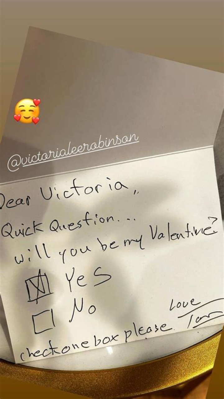 How Tom Sandoval Asked Victoria Lee Robinson to Be His ‘Valentine’