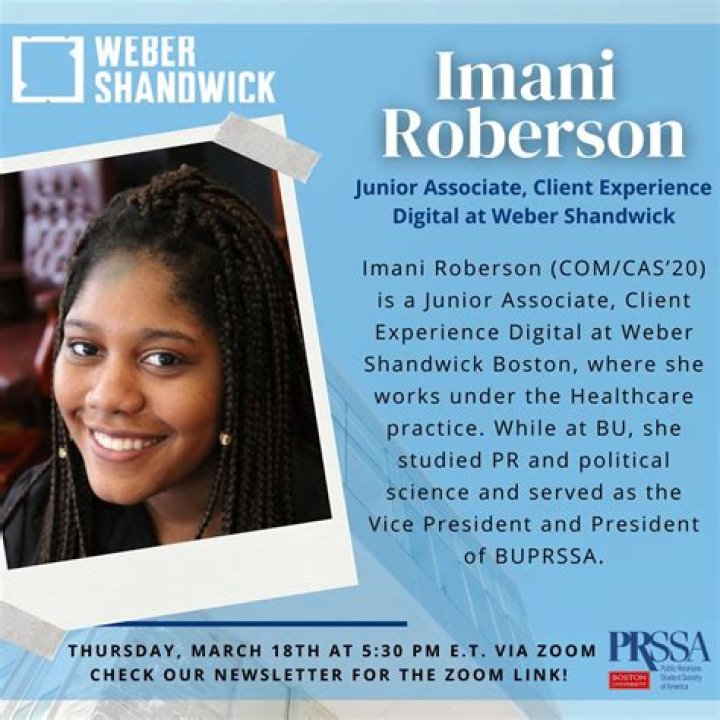 In Memoriam: Imani Roberson's Legacy Of Justice And Advocacy