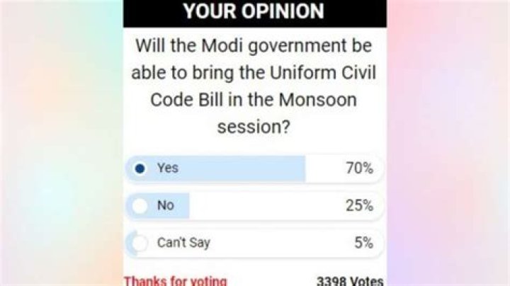 Will Modi govt be able to bring Uniform Civil Code Bill in Monsoon session? – India TV
