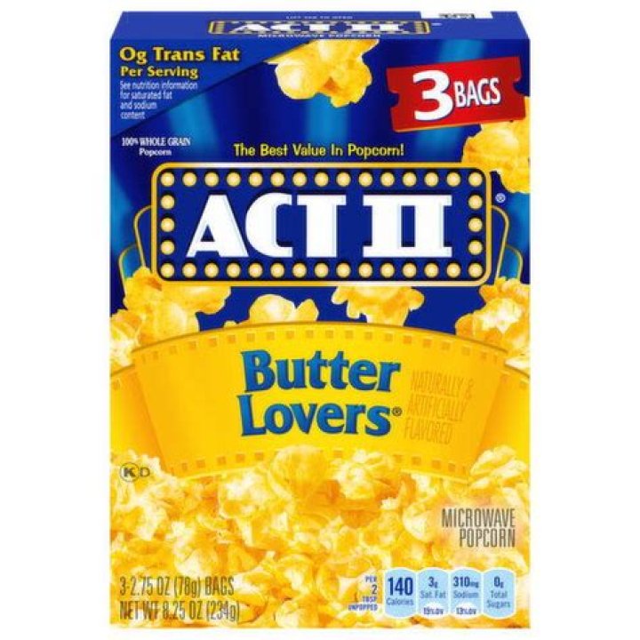 Is act 2 butter lovers popcorn dairy free ?