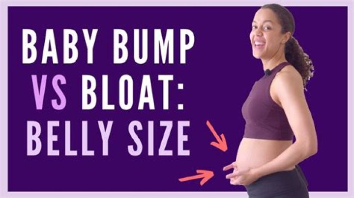 Is It A Baby Bump Or Bloating