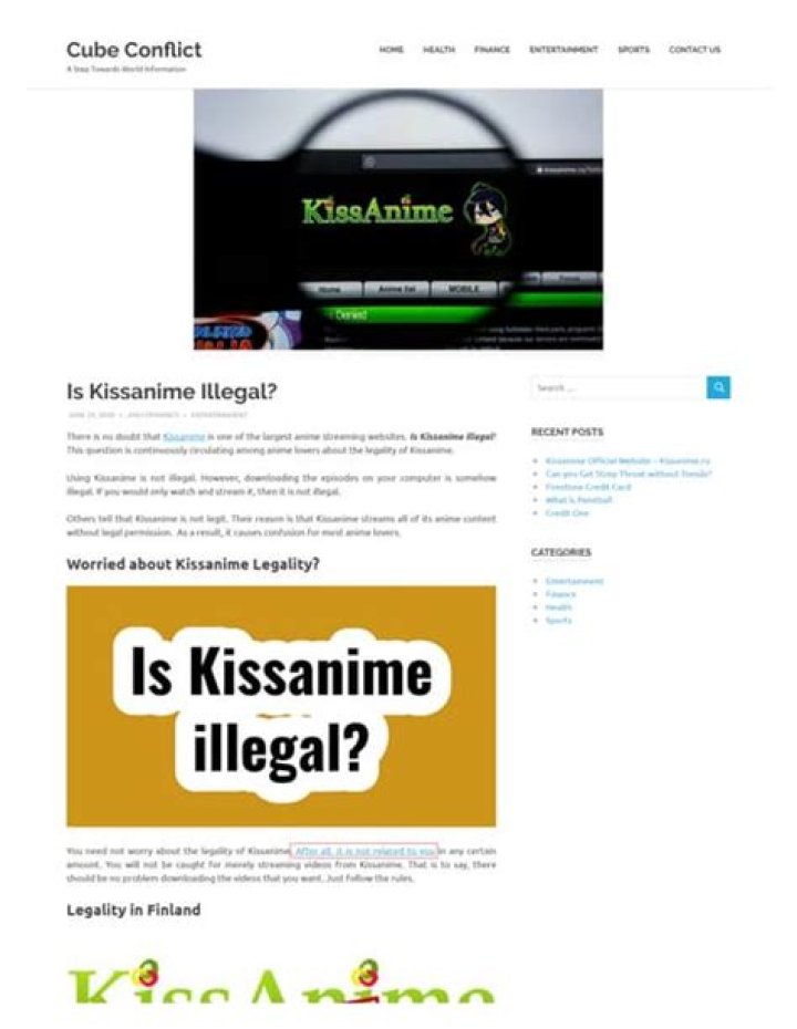 Question: Is Kissanime Illegal - Seniorcare2