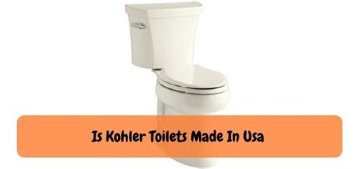 Quick Answer: Is Kohler Toilets Made In Usa 2