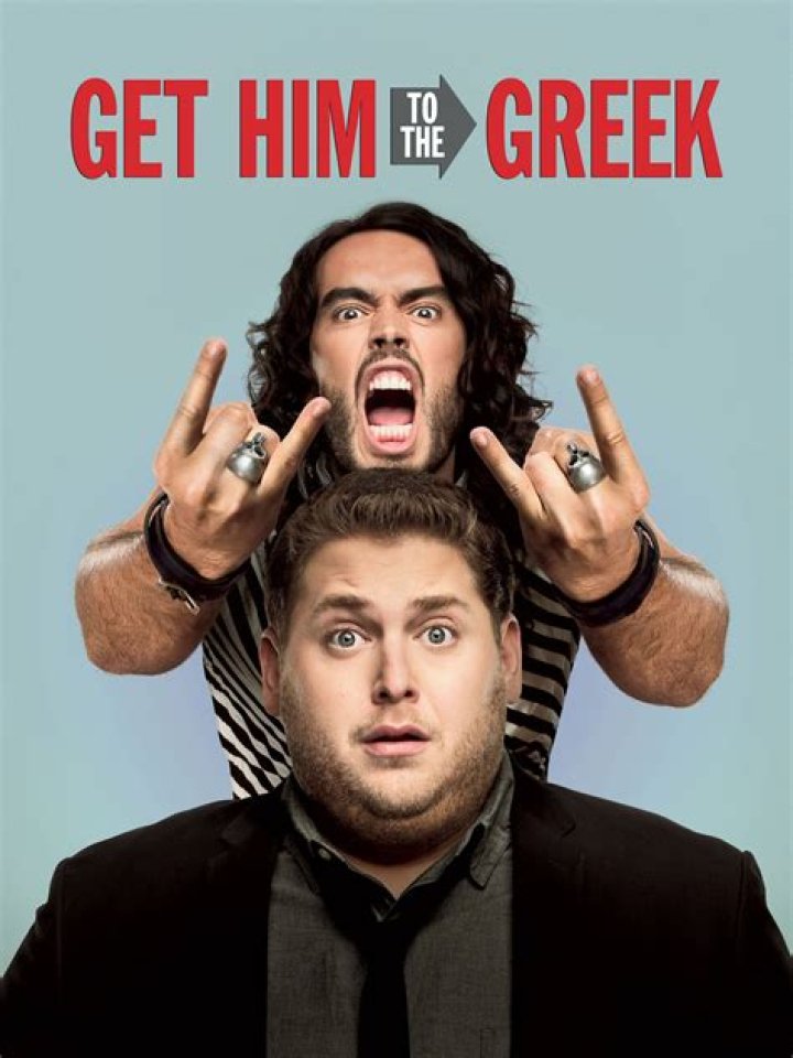 Is Russell Brand singing in Get Him to the Greek?