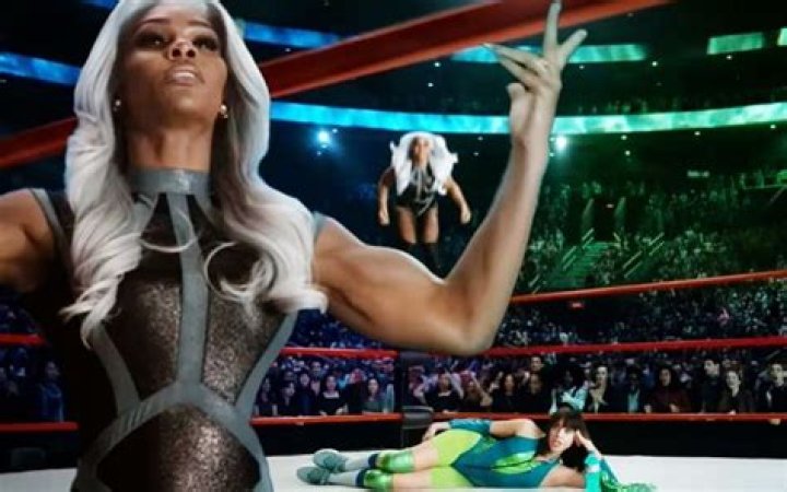 Jade Cargill Unleashes Wrestling Move on Aubrey Plaza in Mountain Dew Ad