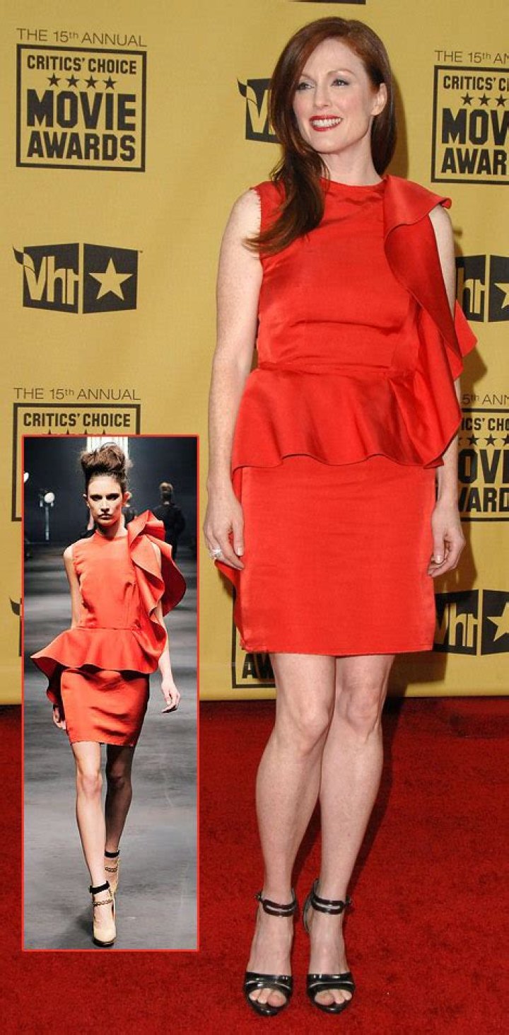 Julianne Moore's Dazzling Red Dress Moments