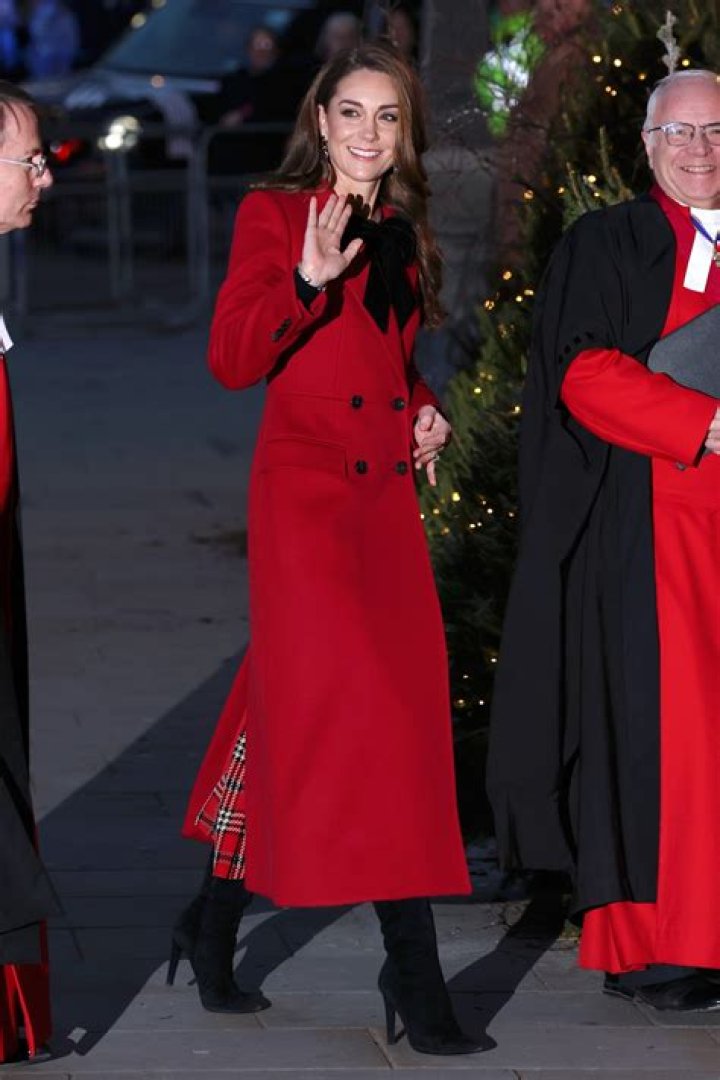 Kate Middleton's Red Coat in Wales Was a Nod to Princess Diana