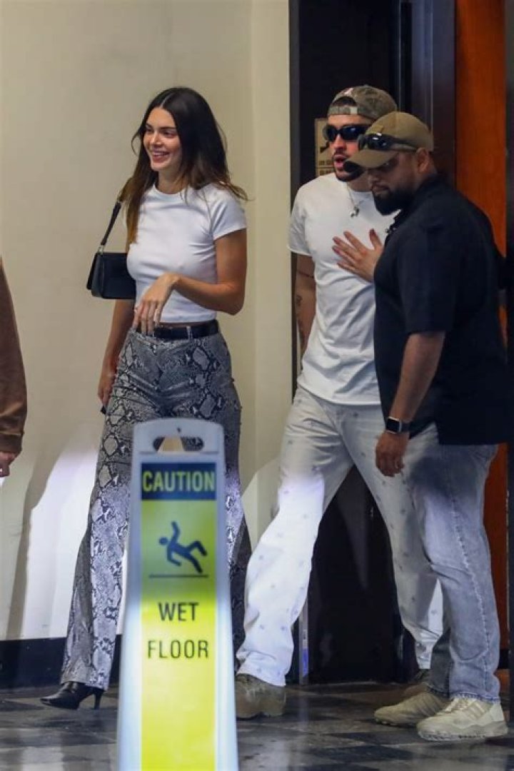 Kendall Jenner goes braless and flashes her nipples in tight white T-shirt for romantic date with Bad Bunny in new pics
