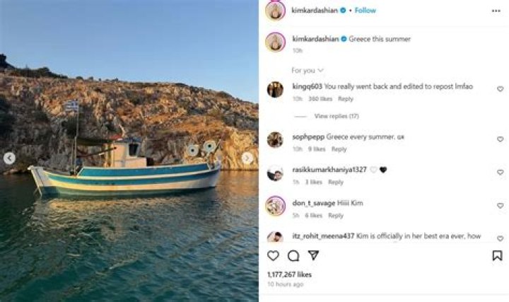 Kim Kardashian's Dreamy Escape In Greece: A Mediterranean Adventure