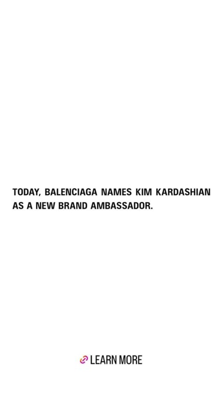 Kim Kardashian Is Balenciaga’s New Brand Ambassador