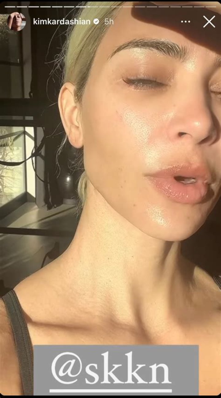 Kim Kardashian shows off real skin texture and wrinkles in new photos with SKKN products fans slammed as 'overpriced'