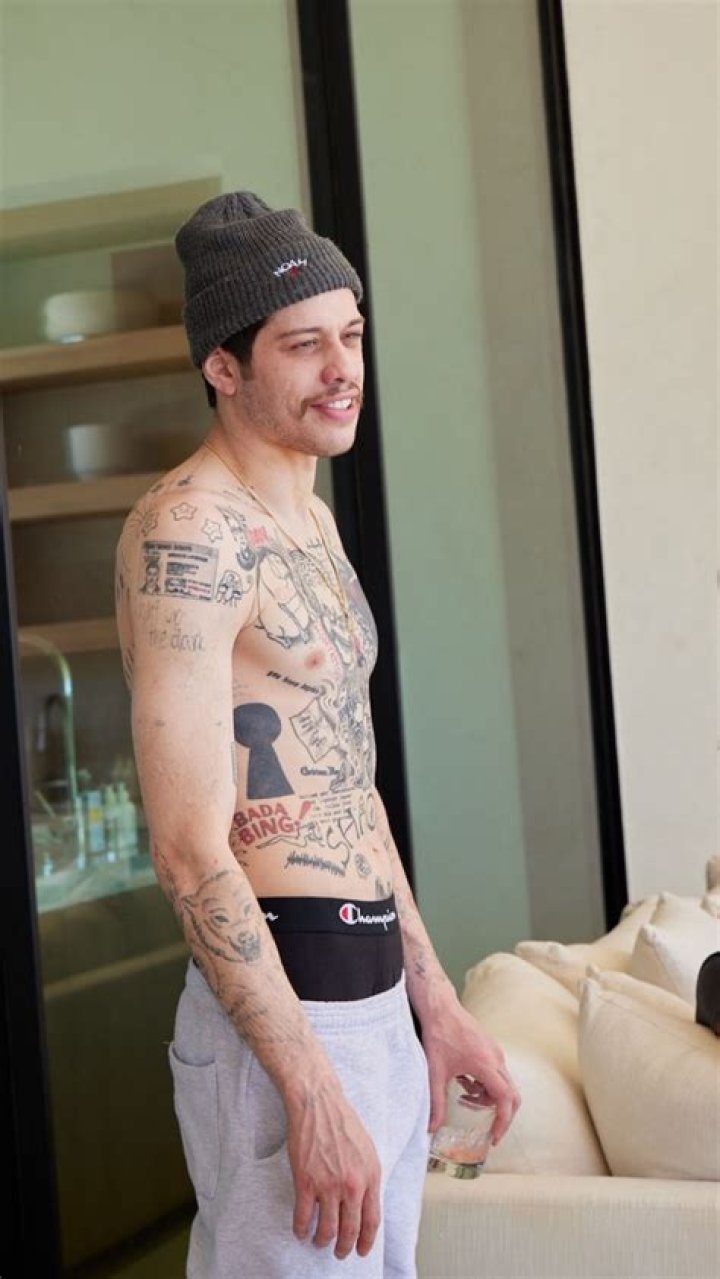 Kim Kardashian shocks fans with shirtless pic of Pete Davidson in his underwear after pair slammed for over-the-top PDA