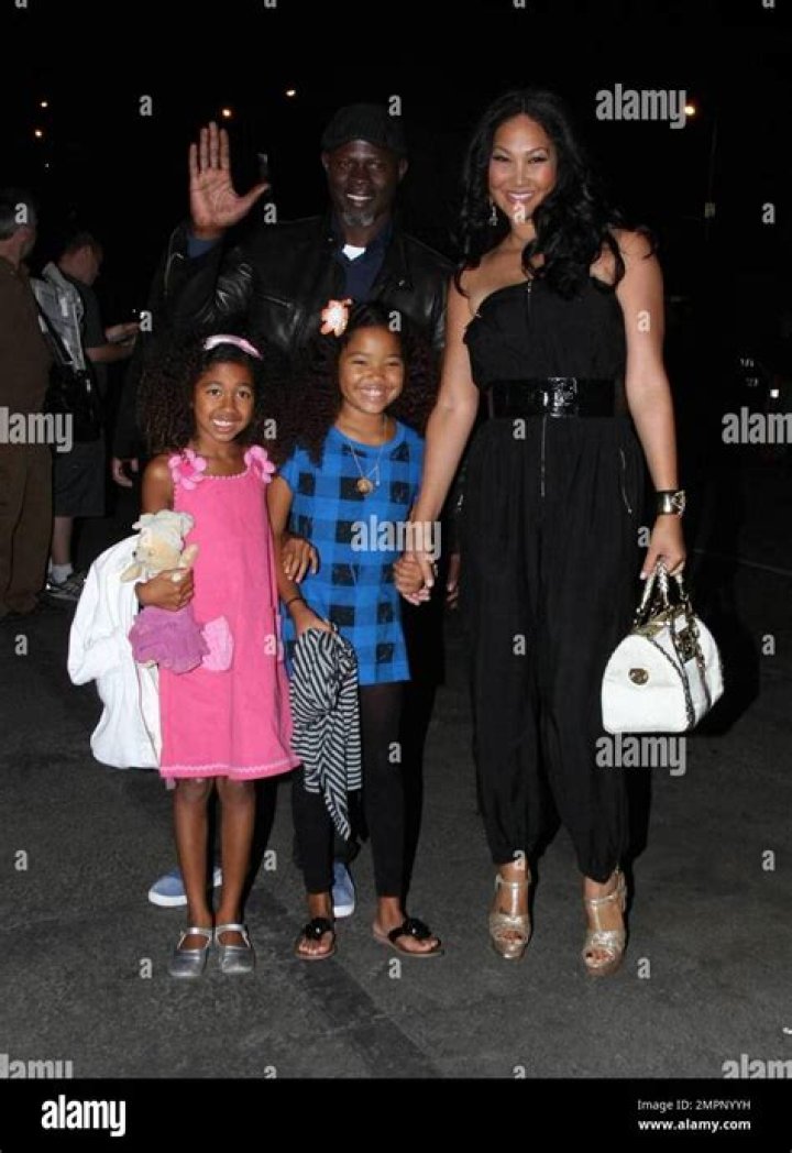 Kimora Lee Simmons, Djimon Hounsou Had Commitment Ceremony