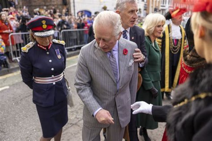 King Charles III, Camilla Nearly Hit as Protester Throws Eggs