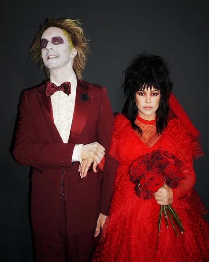 Kourtney Kardashian and Travis Barker Rock ‘Beetlejuice’ Costumes