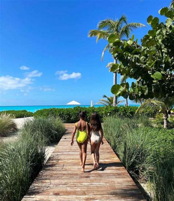 Kourtney Kardashian Shares Beach Pics of BFFs Penelope, North