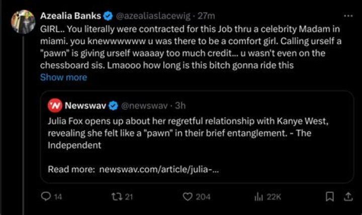 Lana Azealia Banks Tweets: A Dive Into The Controversial World Of An Icon