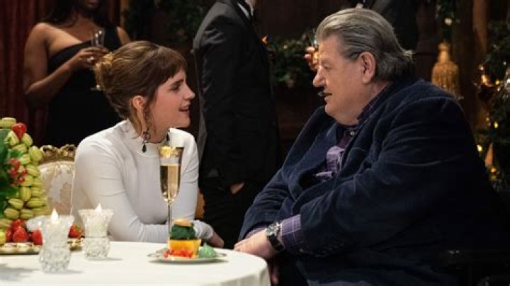 Last picture of Robbie Coltrane sees him chatting with Harry Potter co-star Emma Watson months before death aged 72