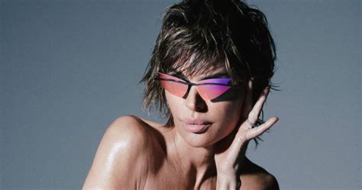 Lisa Rinna Nude for Le Specs x Christian Cowan Sunglass Campaign