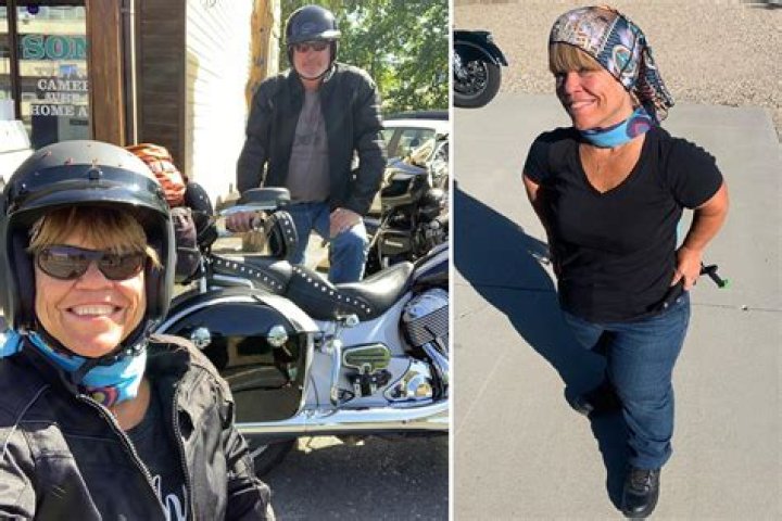 Little People’s Amy Roloff, 55, shows off sexy biker babe look on motorcycle road trip with fiance Chris Marek