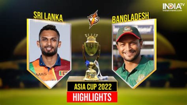 Lankan Lions win by 2 wickets; BAN crash out of Asia Cup – India TV