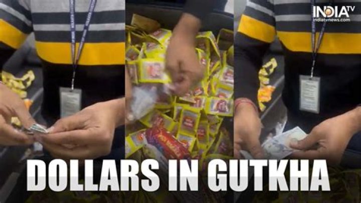 Man smuggles Rs. 32,78,000 in Gutkha packets, gets caught; netizens say 'bolo zubaan kesari' – India TV