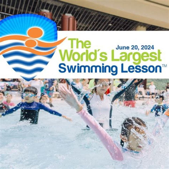 Meridian takes part in world's largest swim lesson
