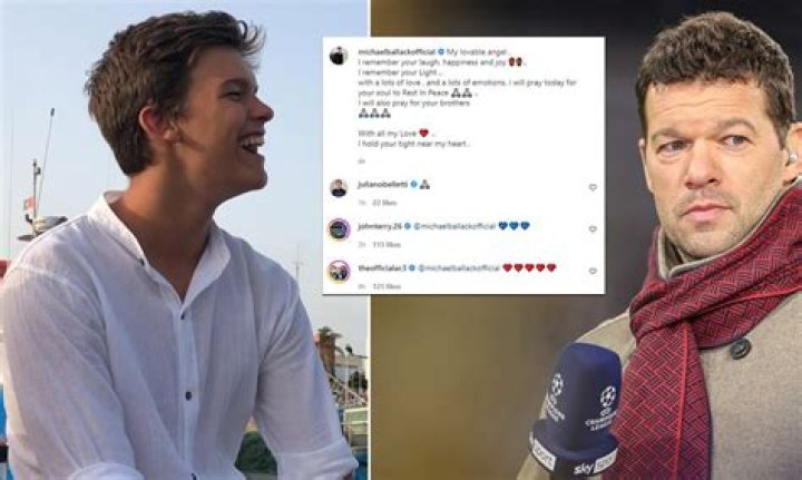 Michael Ballack's girlfriend posts heartbreaking tribute to his son Emilio after teen died following quad bike accident