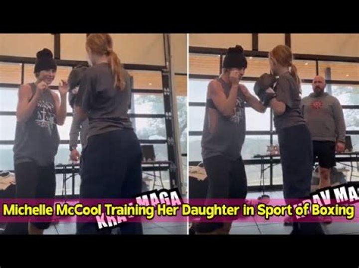 Michelle McCool Training Her Daughter in the Sport of Boxing