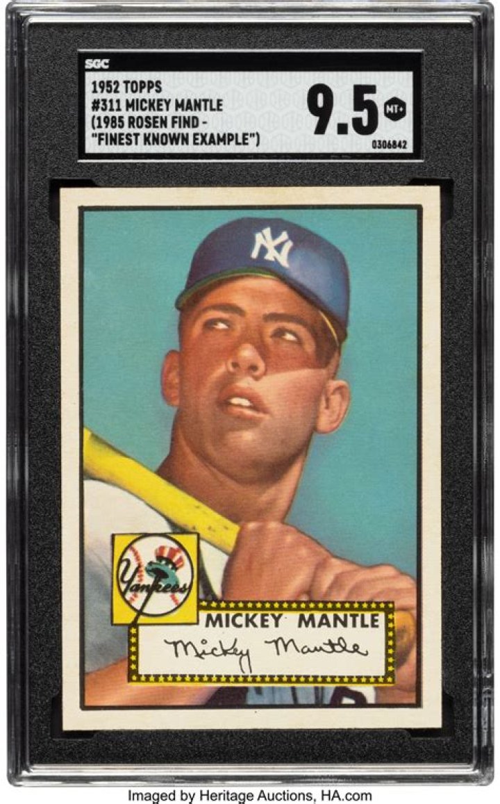 I found my dad's 'historic' baseball card sitting in the basement for 30 years and no one knew - it's now worth $12.6m