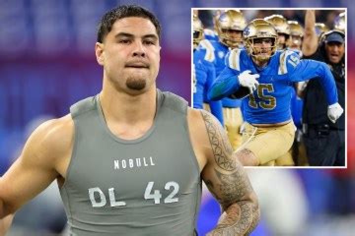 Miami Dolphins head coach Mike McDaniel shouts at camera in shocked reaction after NFL Combine live TV moment