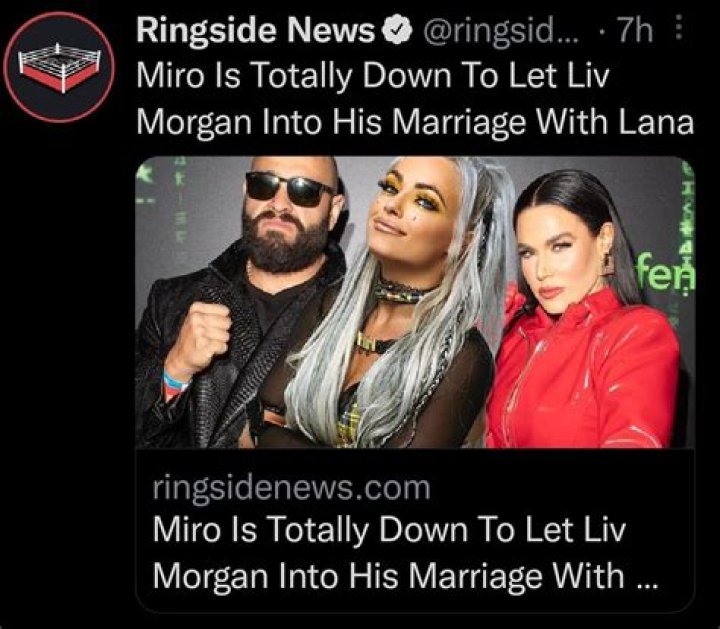Miro Is Totally Down To Let Liv Morgan Into His Marriage With Lana