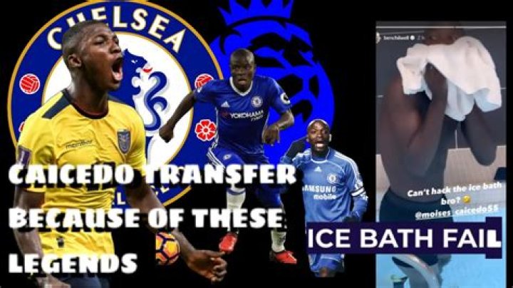 Caicedo hides from camera as £115m Chelsea new boy is trolled by new team-mate for 'not being able to hack' ice bath
