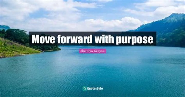 Moving with Purpose