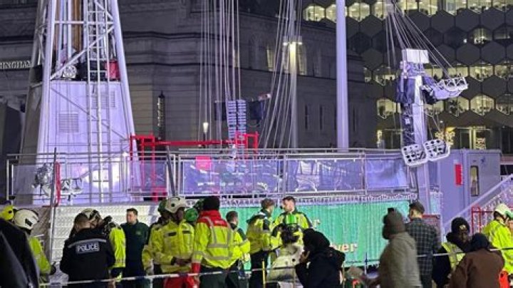 Six injured as Fairground ride 'flew out of control' with kids covered in 'blood' & metal 'launched into air'