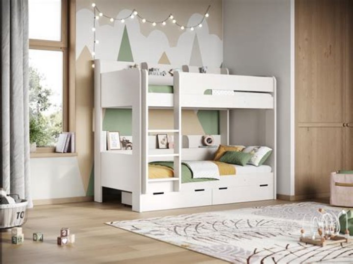 Mum upcycles boring MDF to create amazing bunk beds with two TVs for her kids - but trolls are out in force