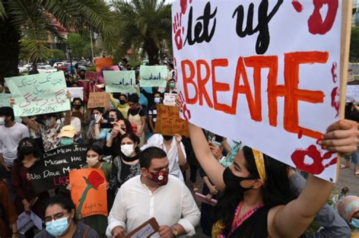 Naked women paraded through streets & beaten with sticks after mob accuses them of stealing