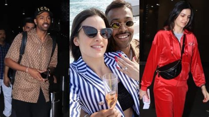 Natasa Stankovic, Hardik Pandya return as newly-engaged couple from Dubai. See photos – India TV