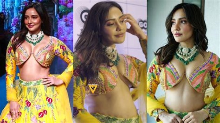 Neha Sharma's oops moment in bold bralette while walking ramp invites heavy trolling. Watch Video – India TV