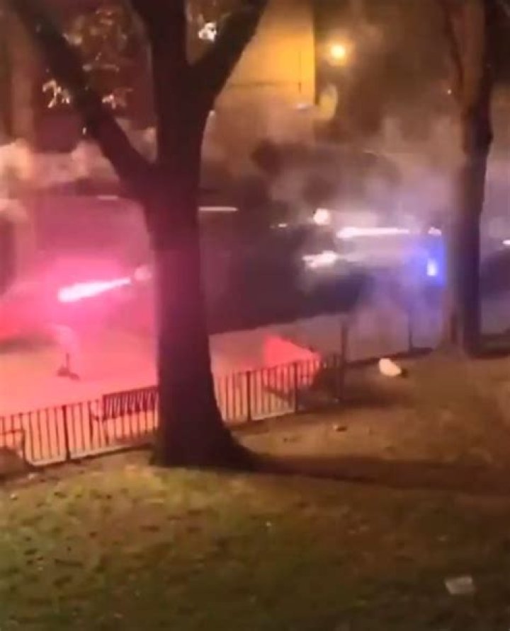 Scary moment New Yorkers shoot fireworks at each other as injuries and complaints over illegal displays skyrocket – The US Sun