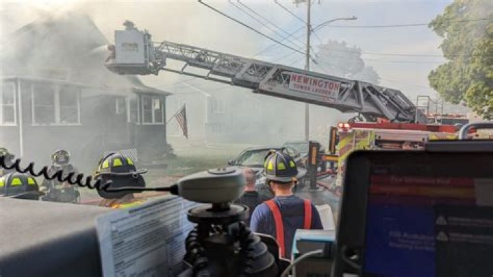 Newington, Connecticut fire spreads to multiple homes with injuries reported after 'explosion in garage' on Audubon Ave
