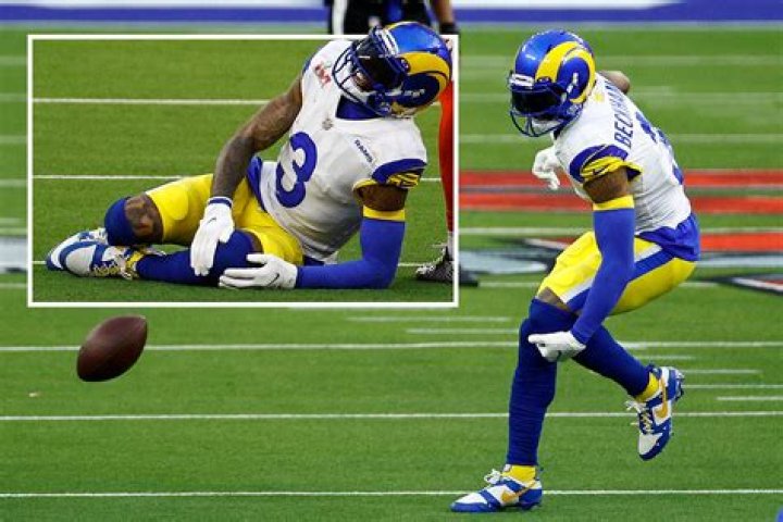 Was Odell Beckham Jr injured at the Super Bowl?