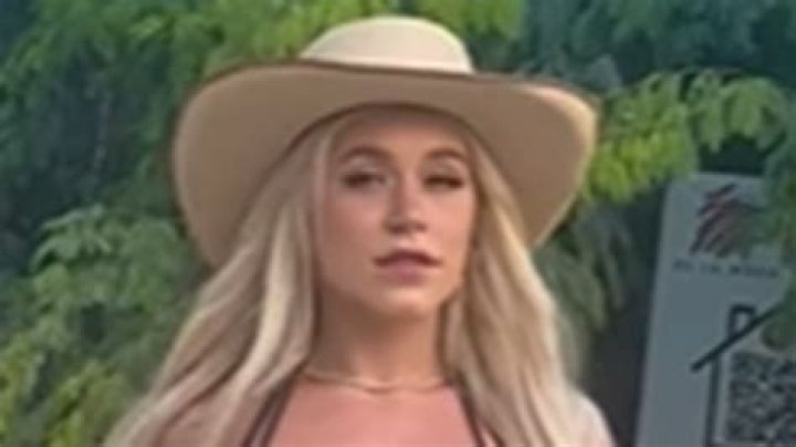 OnlyFans star and boxer Elle Brooke strips down to barely-there bikini, cowboy hat and boots for sexy photo shoot