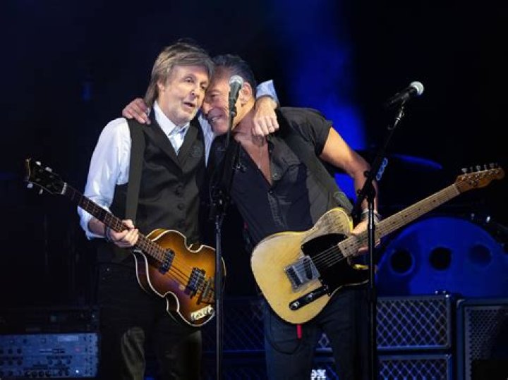 Music superstars Paul McCartney and Bruce Springsteen reveal unlikely new friendship with rap icon