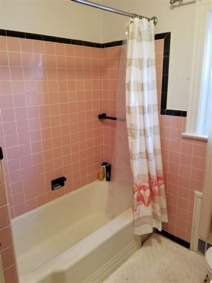 I updated my 1950s Pepto Bismol pink bathroom on a budget - I feel a lot better but the reno has proven controversial