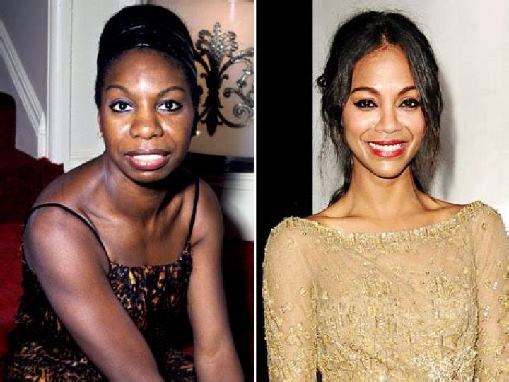 PICTURE: See Zoe Saldana Dressed as Legendary Soul Singer Nina Simone