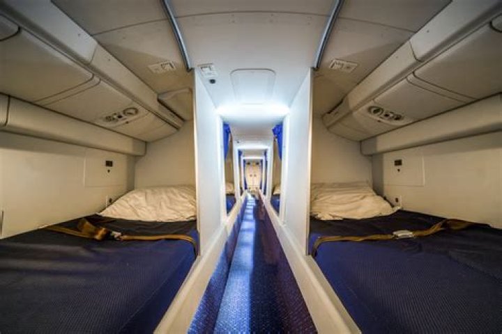 Pilot Shows Hidden Compartment Found on Planes Complete With Bunk Beds