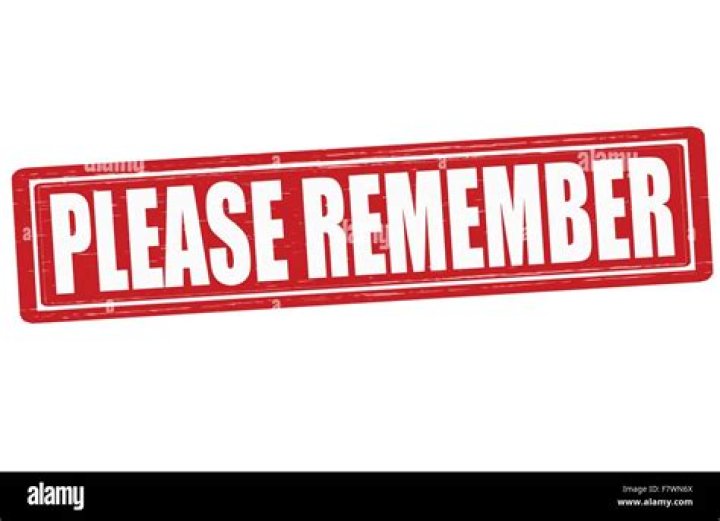 Unveiling The Depth Of "Please Remember Me" Meaning