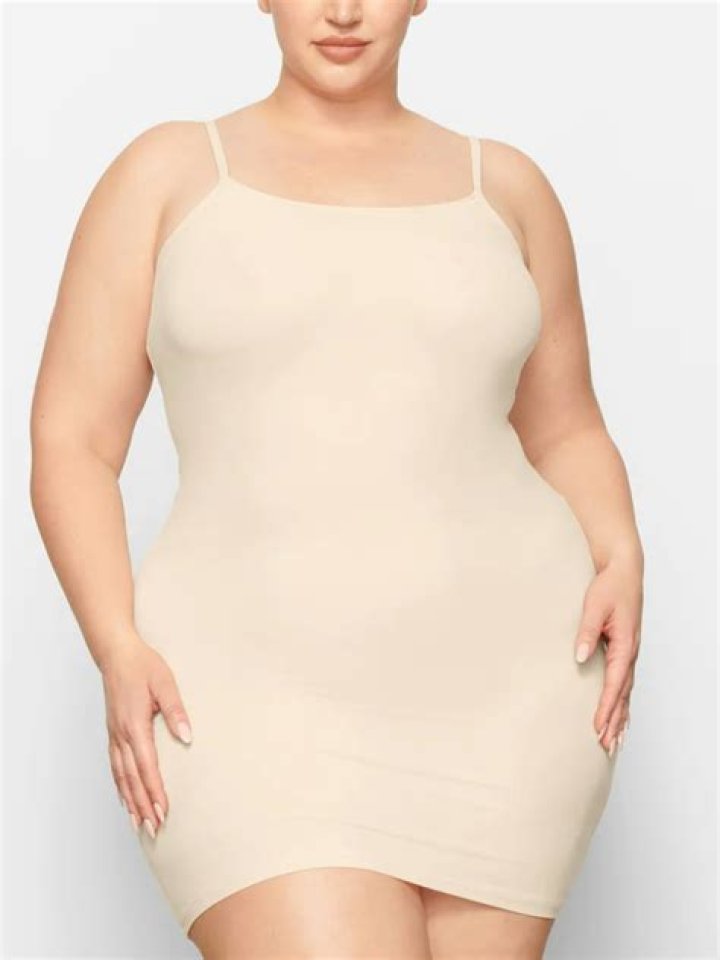 I’m plus-size and bought a Kim Kardashian SKIMS dress to see how it looks on my body and was surprised at the results