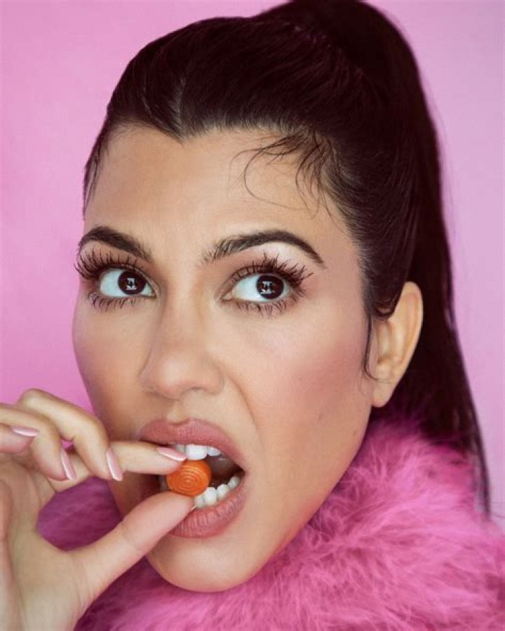 Pregnant Kourtney Kardashian glows as she chomps down on vitamin gummies in new Lemme ad as she awaits due date
